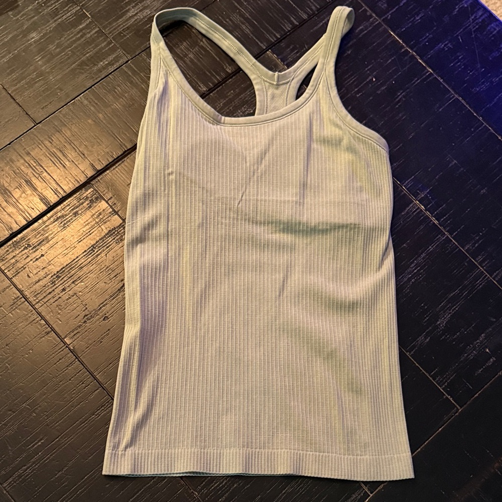 Women's Light Sage Green ebb to street Ribbed Tank Top size 6